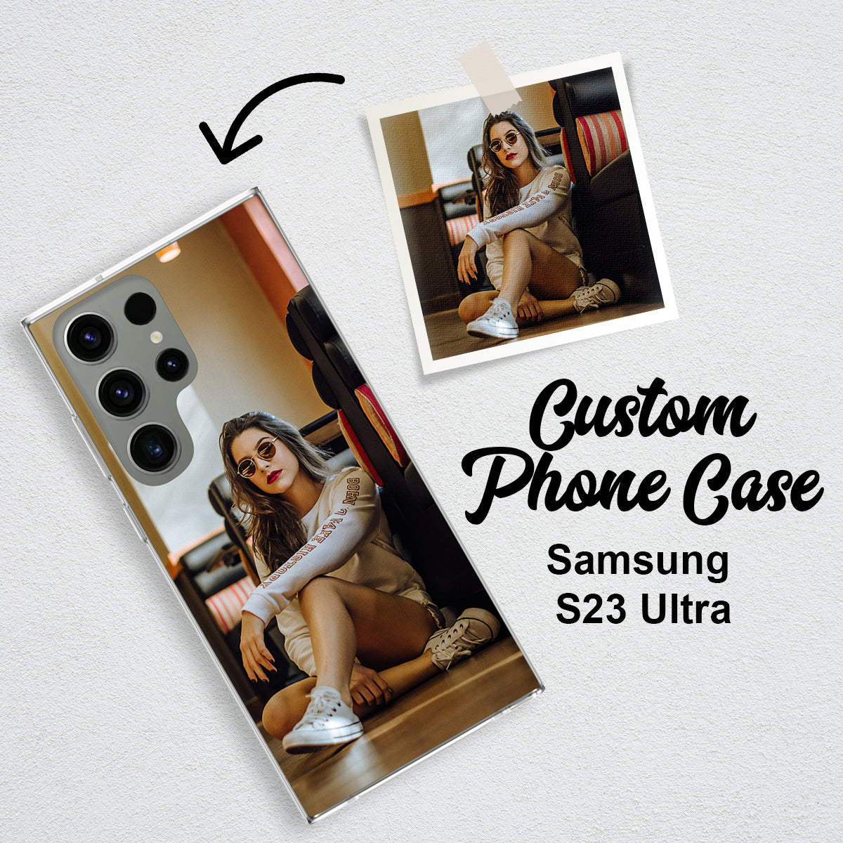 Custom Case for Samsung Galaxy S23 Ultra Hey Casey