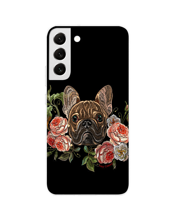 Hey Casey! Floral Frenchie Phone Case for iPhone Samsung Huawei