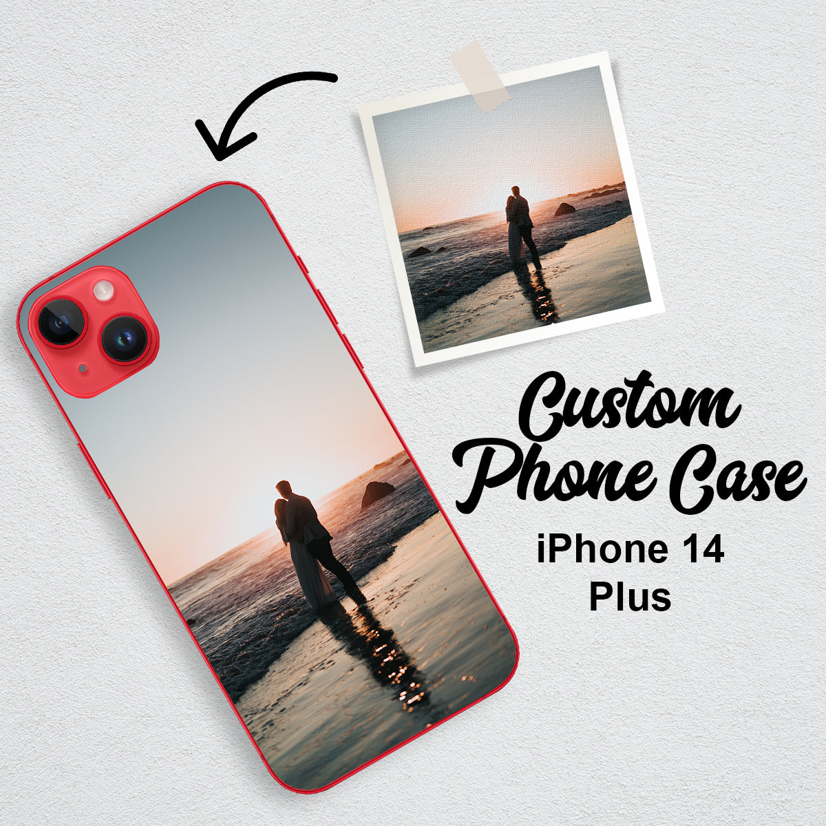 Custom Case for iPhone 14 Plus Hey Casey